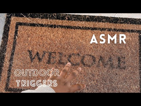 ASMR | Finding Triggers Outside | Morning Walk Tingles
