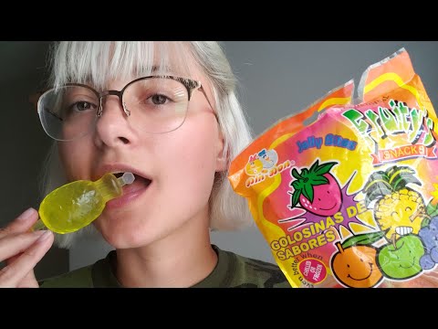ASMR | TikTok Jelly Fruit Candy NO TALKING w/ Plastic Crinkling & Mouth Sounds