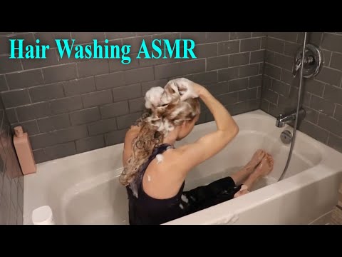 Bubble Party in the TUB! 💦 Hair Washing ASMR