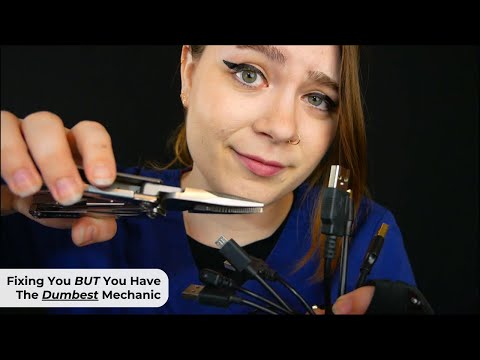 Fixing You BUT Your Mechanic is Dumb as a Box of Hair (Robot Repair RP) 🛠 Soft Spoken Sci-Fi ASMR