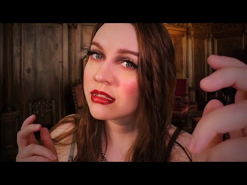 Vampire kidnaps you 🩸 [ASMR] (personal attention, crinkles, rain, woodwick crackles)