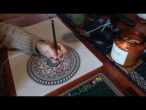 Christian ASMR | Art Therapy Colouring and Life Update | Soft Spoken, Candle Sound