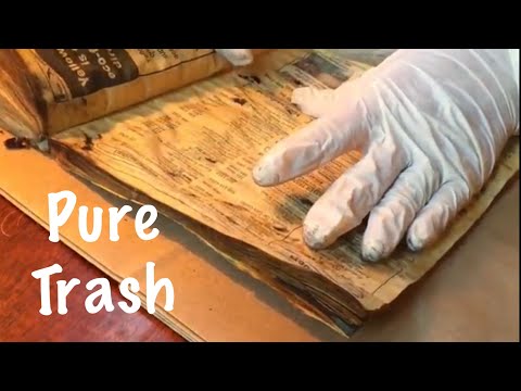 ASMR Pure trash/paper crinkles/crackling leaves (No talking)