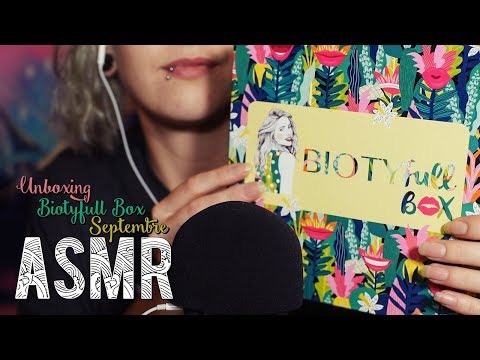 ASMR Français  ~ Unboxing BIOTYfull Box de Septembre / Triggers & Whispering