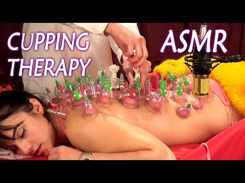 Cupping Therapy ASMR | Cup Back Massage and Pain Relief