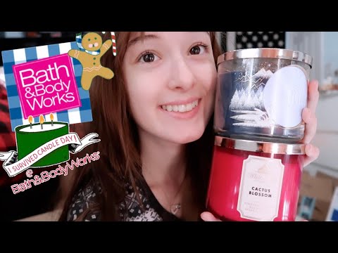 ASMR Candle Tapping! Pt 2 (Glass Sounds) Annual B&BW Candle Day!