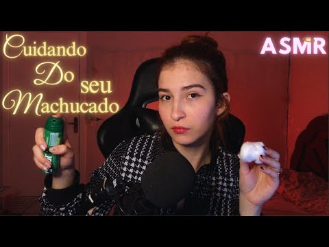ASMR | MÃE CUIDANDO DO SEU MACHUCADO (roleplay)