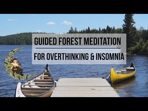 ASMR Guided Forest Meditation for Sleep | Help Stop Overthinking and Insomnia [Binaural]