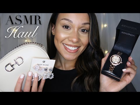 [ASMR] Glam Accessories haul 🌸 Asos,River island,H&m (Soft Whispers & Tingles)