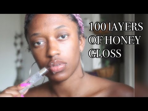 ASMR|100 LAYERS OF LIPGLOSS|MOUTH SOUNDS!