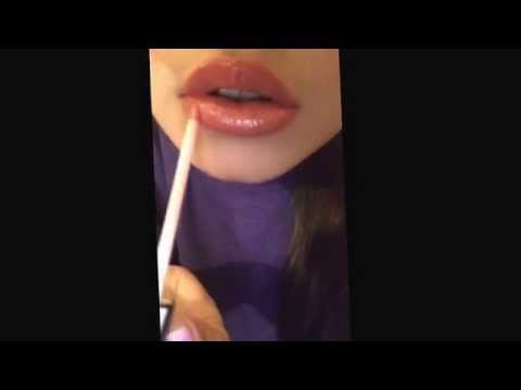 ASMR - Gum chewing, Lipgloss/Lipstick sounds, mouth sounds. Part 2.
