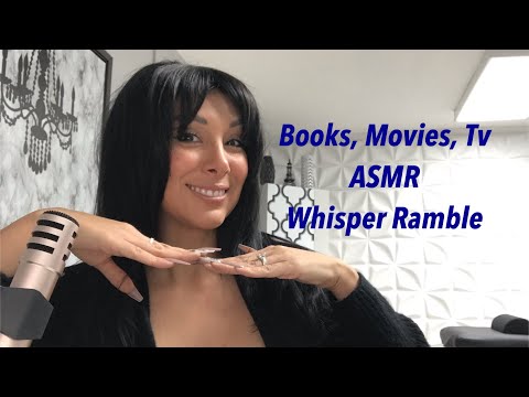 ASMR whisper ramble/ books 📚 movies 🍿 📺