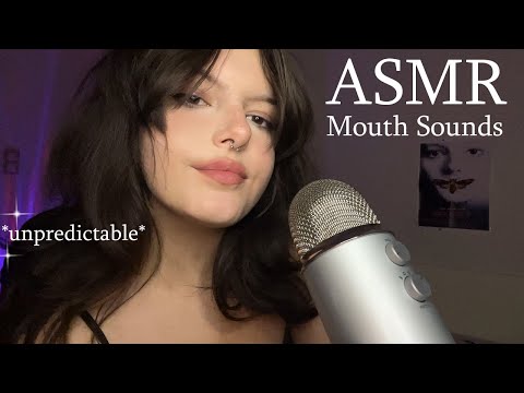 Unpredictable ASMR | Anticipatory Mouth Sounds, Ear-to-Ear Whispering, Soft Spoken, Rambling