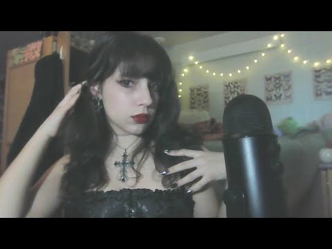 ASMR ༊♱✟𐀔✞♰༊ chaotic mic scratching & mouth sounds
