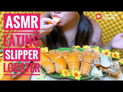 ASMR Eating Slipper lobster,eating sound,mukbang| LINH-ASMR