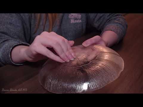 ASMR Fast Tapping/Scratching on Glass Objects -No Talking
