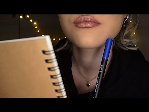 ASMR- Art Student Sketches You 👀 - Personal Attention, Pencil Sounds *watch result at the end*