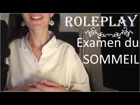 ASMR * ROLEPLAY Examen du SOMMEIL * médecin