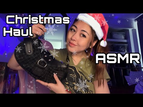 ASMR what I got for CHRISTMAS🎄🎁 | fast and aggressive (British accent)