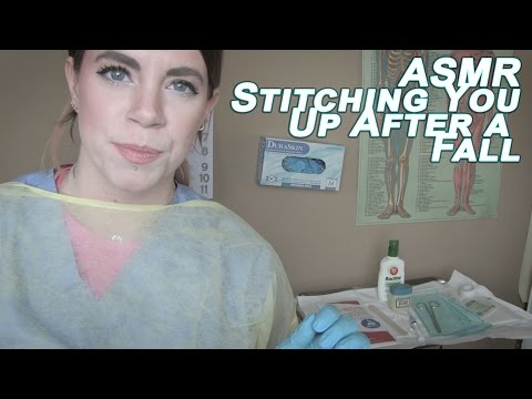Medical ASMR RP - Giving You Stitches After a Fall