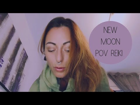 New Moon POV Reiki | Intention Setting | Cleansing all your Chakras | Full Body Energy Massage🌑