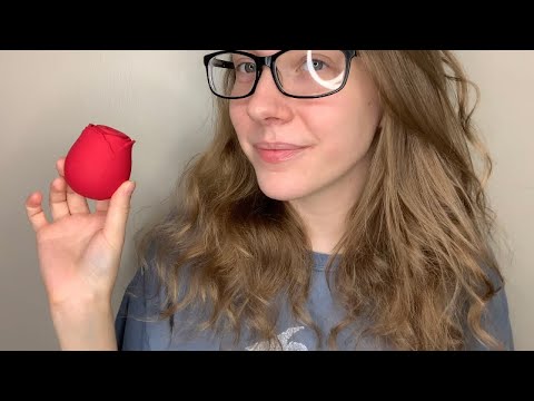 ASMR Unboxing + Reviewing Funzze Adult Toy - Rose Vibrator