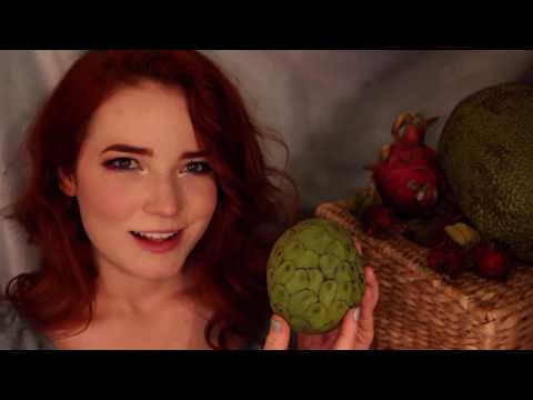 ASMR Trying Peculiar Fruits (Whispered)