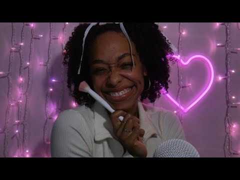 ASMR | PERSONAL ATTENTION FOR SLEEP 💤 {Stippling + Touching Your Face 💕}