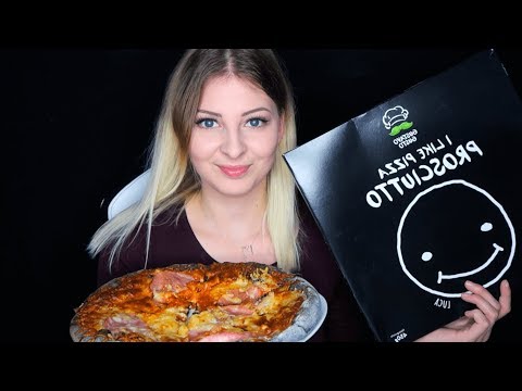 [ASMR] ♡ LUCA PIZZA 2 TASTE TEST (EATING SOUNDS) | MUKBANG WITH BLACK PIZZA