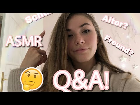 ASMR~ Q&A! 🍂 Freund?! Schule? ❌ (ASMR Deutsch, German)