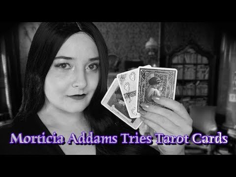 Morticia Addams Tries Tarot Cards  [RP MONTH]