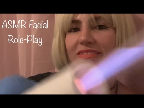 ASMR Facial Role-play: Personal Attention & Care; Steamer, Whispers, Water, Micro, & Hi-Frequency