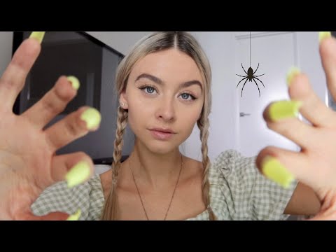 ASMR Fall Asleep FAST🌙🕷Spiders Crawling Up Your Back, Relaxation Games Etc.