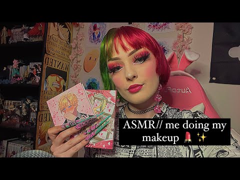 ASMR// showing you how I do my makeup 💕