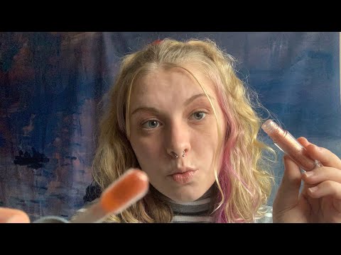 ASMR│fast and aggressive makeup application on YOU 👁👄👁
