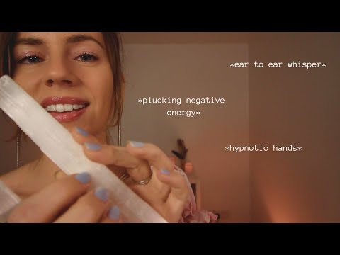you won't be able to stay awake 😴 ASMR REIKI hand movements, ear to ear personal attention, plucking