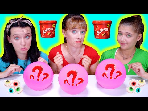 ASMR Most Popular Food Challenge NEW (Playing Cards Game, Rope Challenge) By LiLiBu