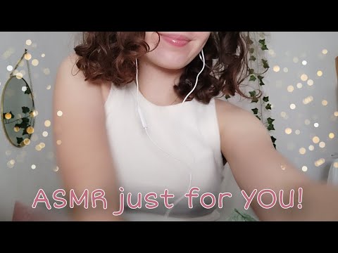 ASMR🌛 ~ HAND MOVEMENTS ~ FABRIC SCRATCHING ~ HAND SOUNDS ~ MOUTH SOUNDS