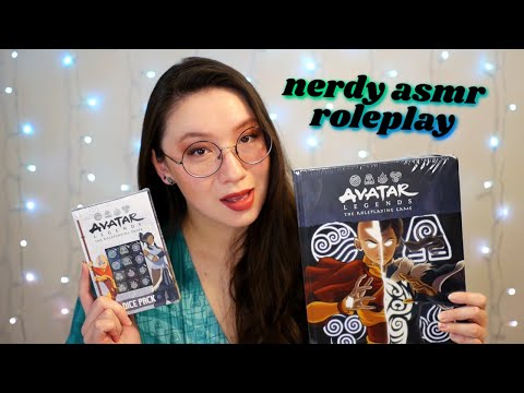 Game Store Girl Unboxes the Avatar RPG 🎲 ASMR Roleplay 🎲 Click Clack Shack