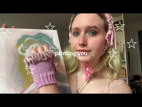 lofi asmr! [subtitled] painting you!