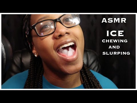 Asmr | Relaxing Ice Chewing and Slurping