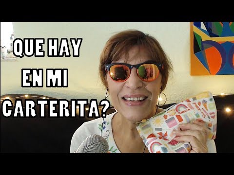 ASMR QUE HAY EN MI CARTERITA/BOLSO?👝-EN SPANGLISH-CONVERSANDO CONTIGO- RELAXING SOUNDS ESPECIALES