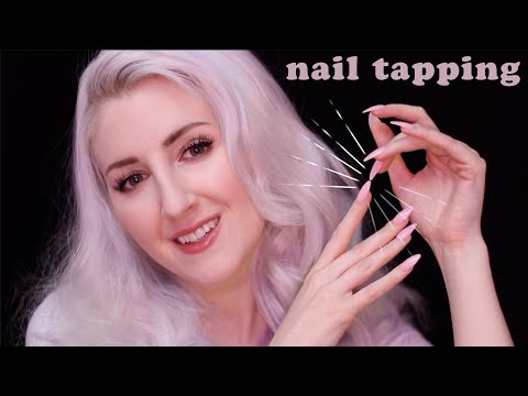 Super Tingly ✨ Nail Tapping And Hand Movements (ASMR whisper)