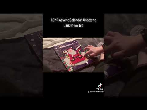 ASMR Advent Calendar Unboxing - check my channel