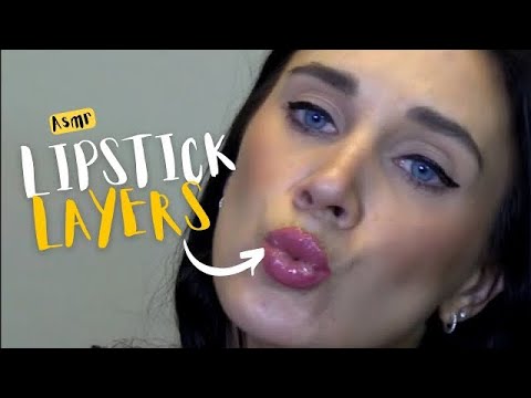 ASMR lipstick layers