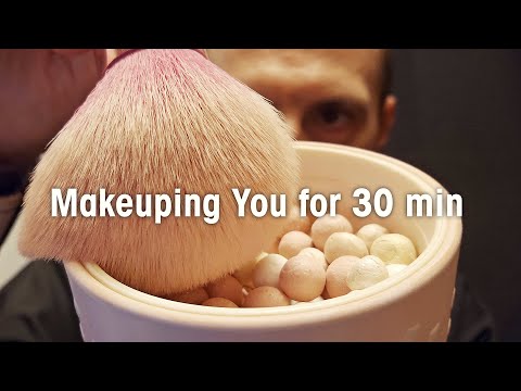 Make-uping You for 30 minutes [ASMR]