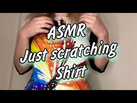 ASMR scratching shirt fabric sounds (no talking)