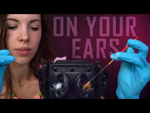 ASMR Ear Triggers NO TALKING (For Deep Sleep & Tingles)