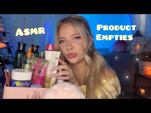 Asmr Product Empties 🦋✨Tingly Tapping on Empty Products Ft. Magic Mind