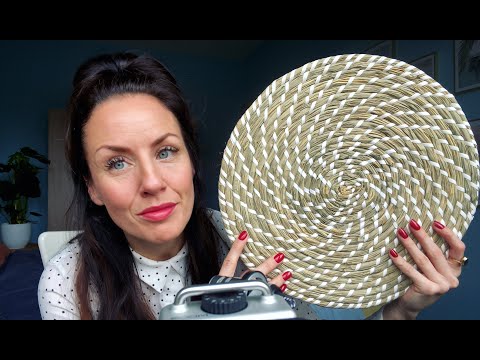 ASMR | Fast Tapping and Scratching on Textured Baskets and Coasters | No Tallking